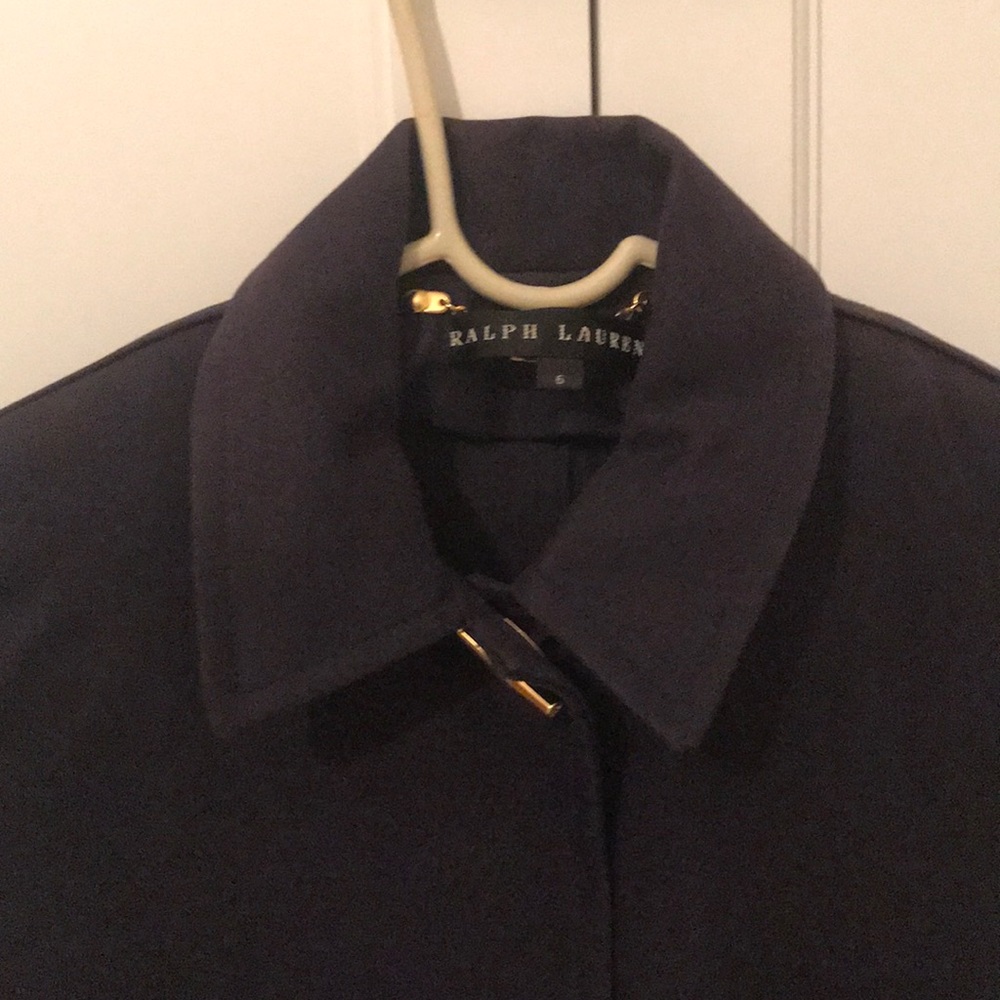 Navy blue Ralph Lauren Black Label Rain Coat - Picture 4 of 6
